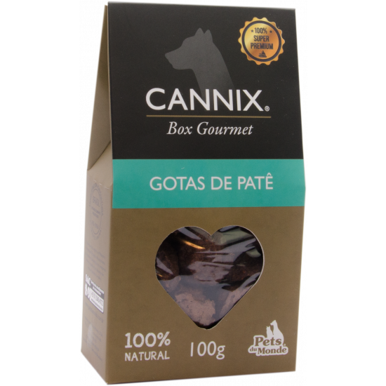 cannix gourmet gotas de patê 100 g