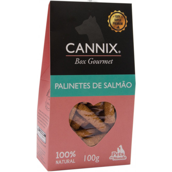 CANNIX GOURMET BOX PALINETES DE SALMAO 100 G