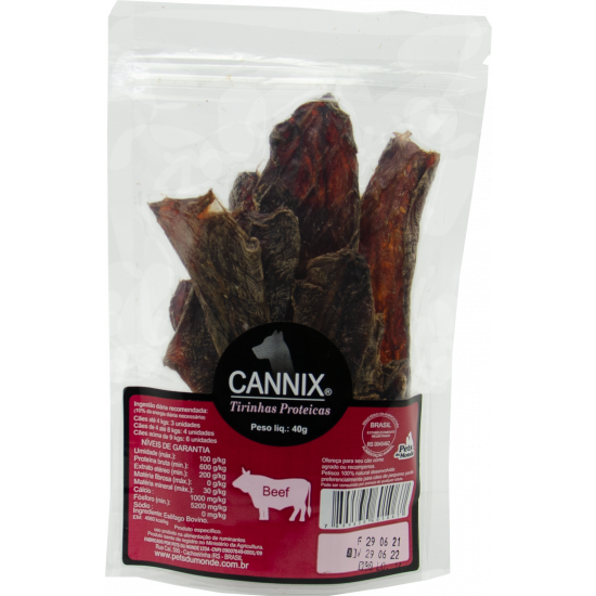 cannix tirinhas de esofago bovino