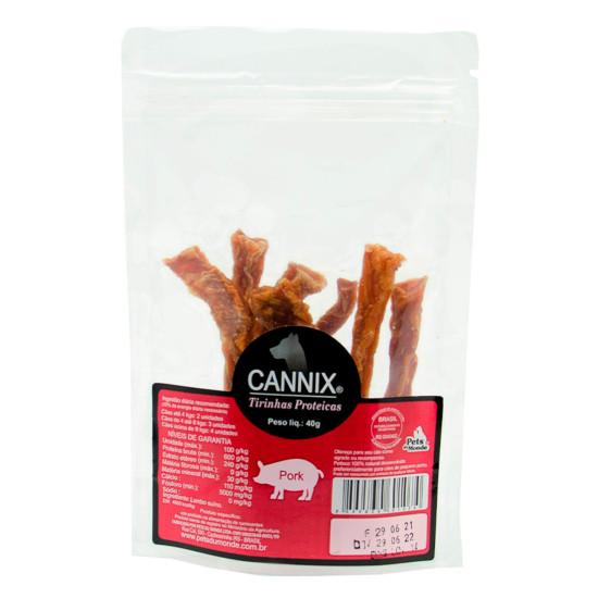 Cannix tirinhas suínas 40 g
