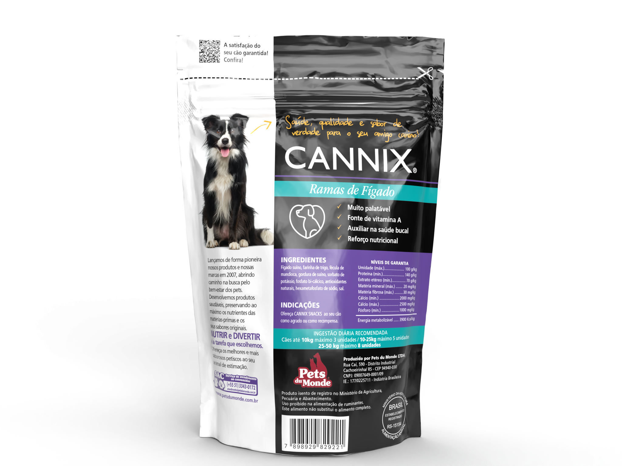 Petisco para cachorro Ramas de Fígado 150 g | CANNIX