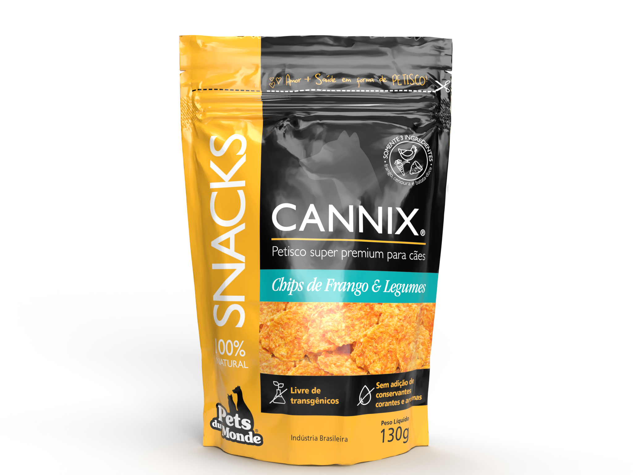 Cannix Chips de Frango e Legumes 130 G