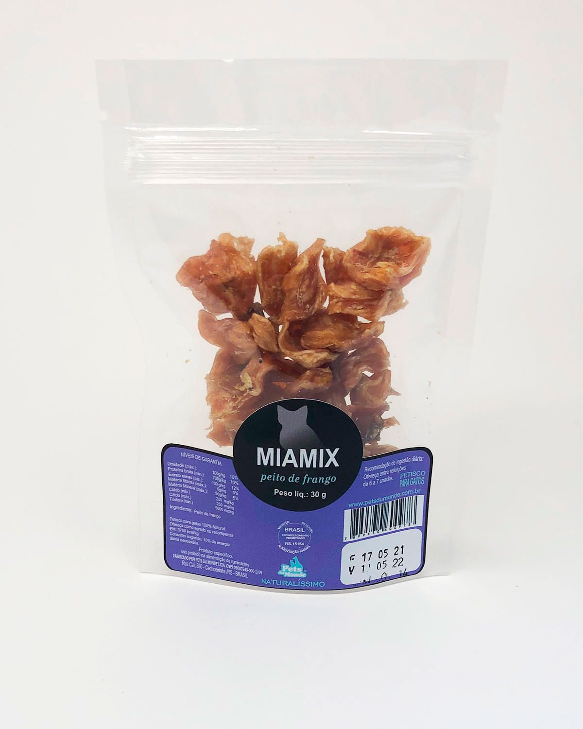 Miamix Snack de Frango 20 G
