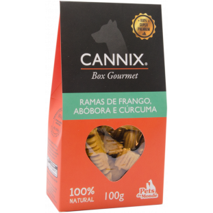 cannix gourmet abóbora, frango e curcuma