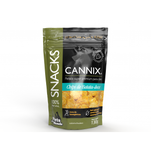 Petisco para cachorro batata-doce desidratada | Cannix