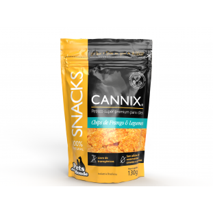 Cannix Chips de Frango e Legumes 130 G