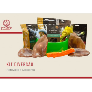 kit promocional petiscos naturais cannix pets du monde