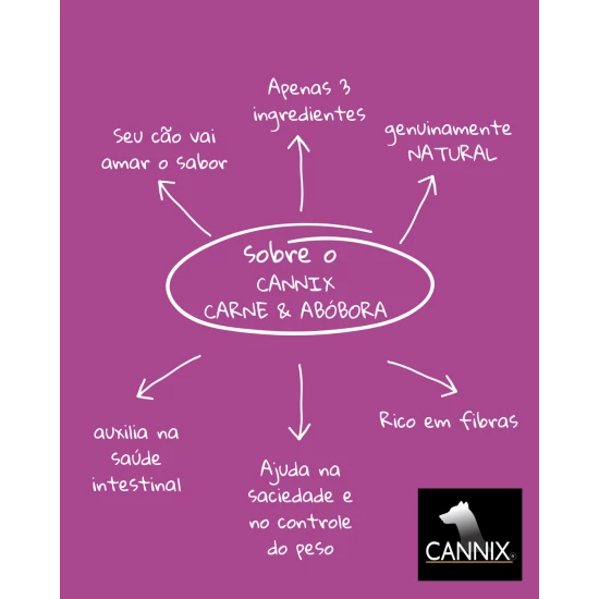 Cannix Chips de Carne e Abóbora