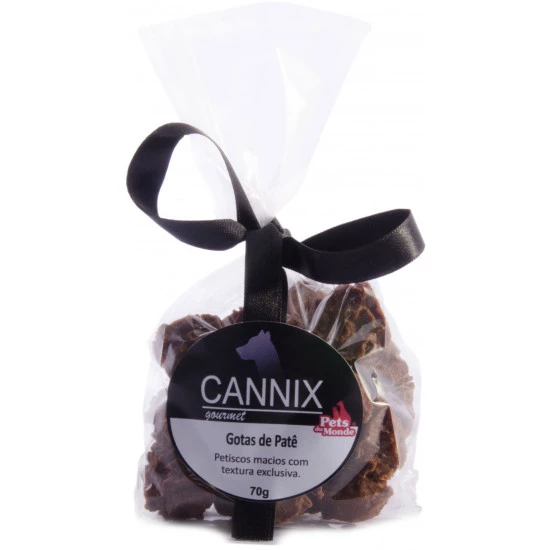 CANNIX GOURMET GOTAS DE PATÊ 70 GR