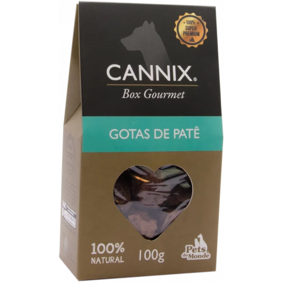 cannix gourmet gotas de patê 100 g