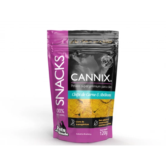 Cannix Chips de Carne e Abóbora