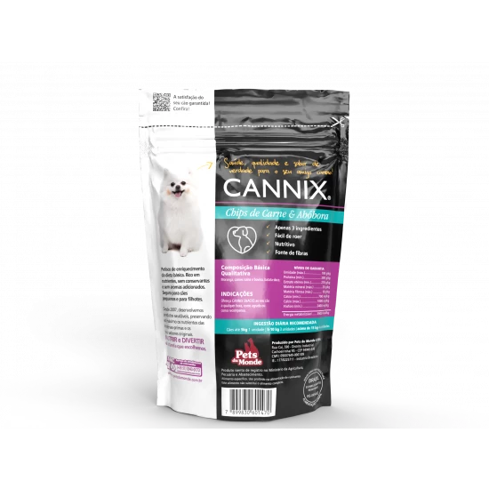 Cannix Chips de Carne e Abóbora