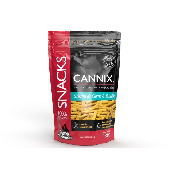 petisco para cachorro carne e tomilho cannix