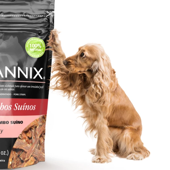 petisco para cachorro bifinhos suinos cannix 