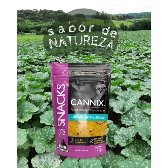 Cannix Chips de Carne e Abóbora