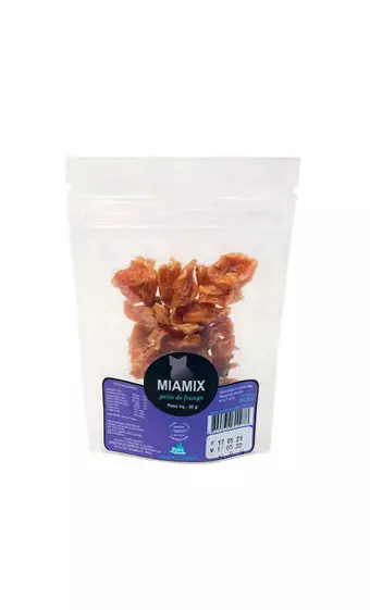 Miamix Frango 30 g | Peito de Frango Desidratado