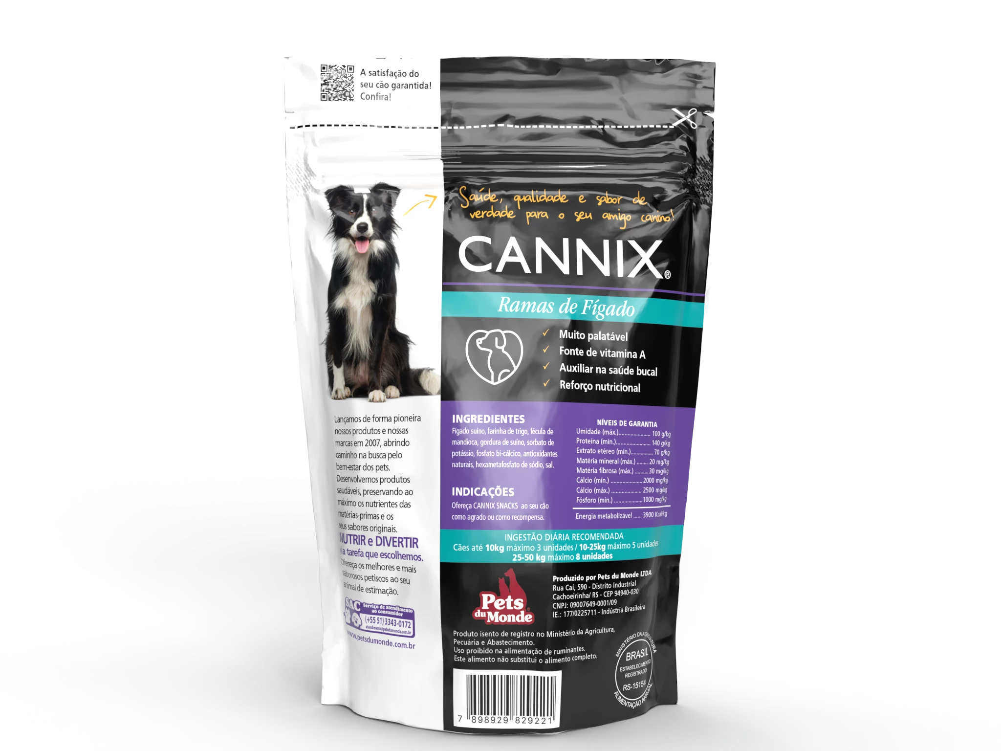 Petisco para cachorro Ramas de Fígado 150 g | CANNIX