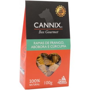 cannix gourmet abóbora, frango e curcuma