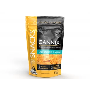 Cannix Chips de Frango e Legumes 130 G