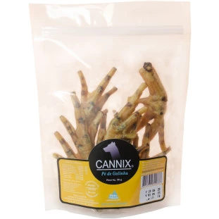 pe de galinha desidratado cannix 90 g